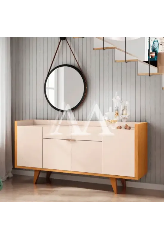 BUFFET HB MELODIA OFF WHITE / CINAMOMO