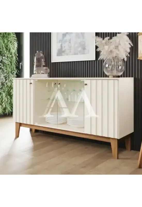 BUFFET HENN 4P EIFFEL OFF WHITE/NATURE