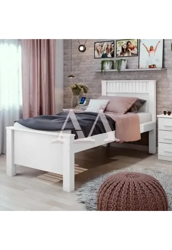 CAMA LOPAS SOLTEIRO ATHENAS PLUS S/AUXILIAR BRANCO