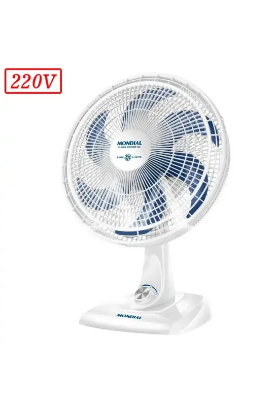 VENTILADOR MONDIAL VSP40W SUPER POWER 40CM 6 PAS 3 VEL 220V BRANCO