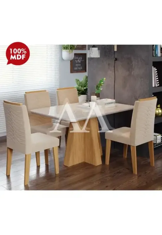 CJ MESA 4C CIMOL MAITE RETANGULAR 130X80 NATURE / OFF WHITE