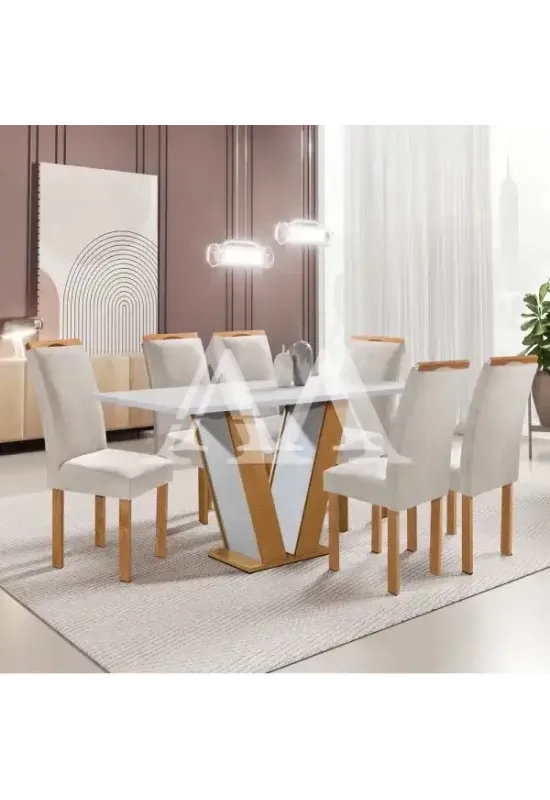 CJ MESA 6C CEL MOVEIS QATAR RETANGULAR 160X80 TAMPO DAKOTA PLUS S/VDO