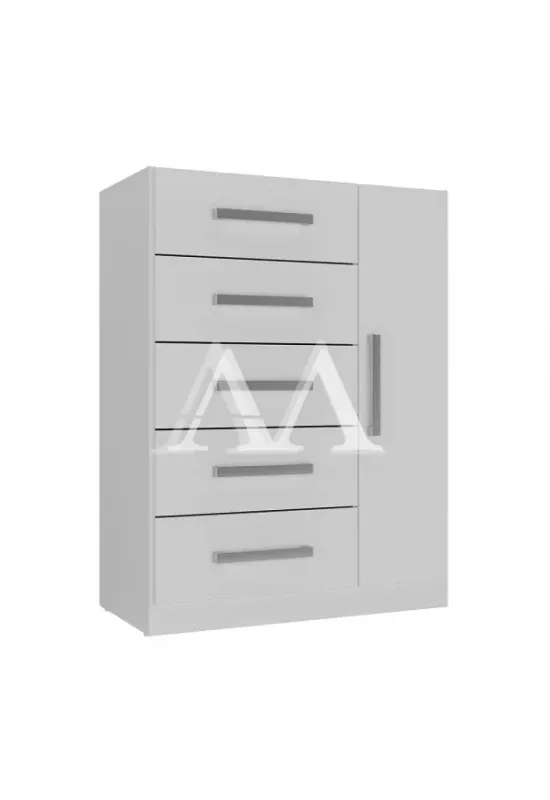 COMODA 5G 1P. ABRIR RODIAL CORAIS BRANCO 1CO1522