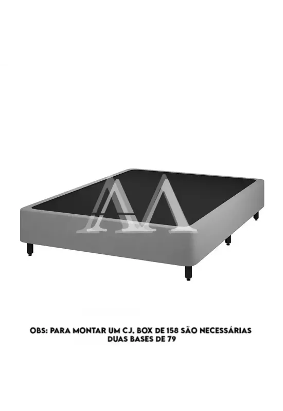 BASE BOX 79X198X30 PLUMATEX VELVET