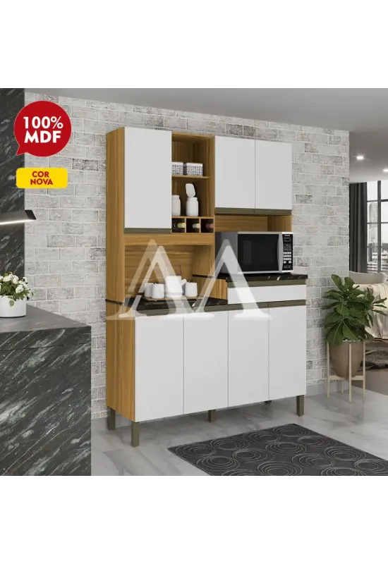 KIT 7P 1G RONIPA VERDOT PERFIL AMENDOA/BRANCO