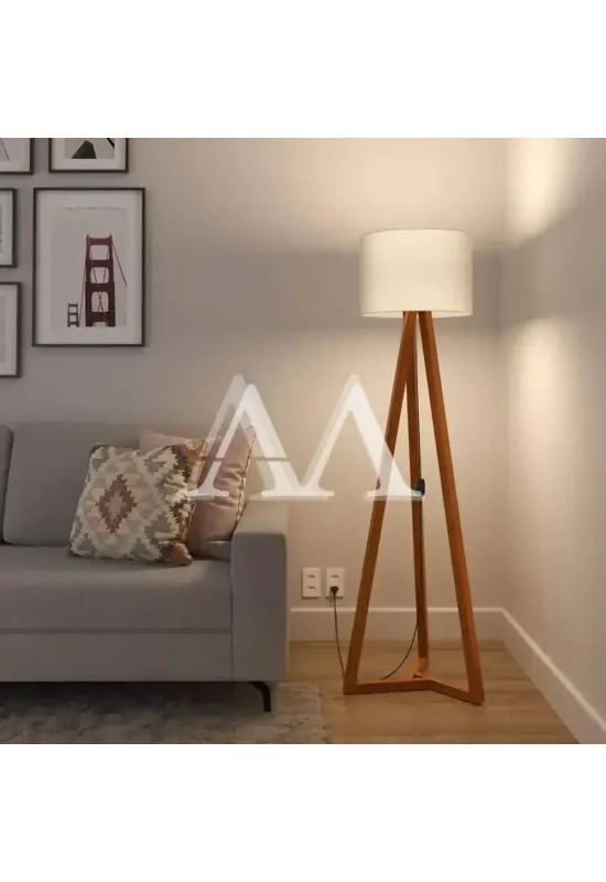 LUMINARIA DE CHAO TEBARROT CLASSIC OFF WHITE/NATURE