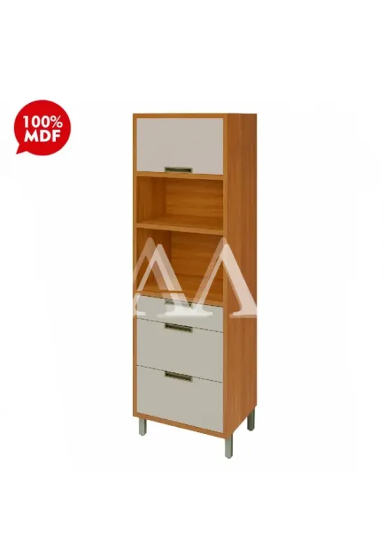 PANELEIRO NESHER TORRE QUENTE 1P 3G IMPERATRIZ FREIJO / OFF WHITE 5003