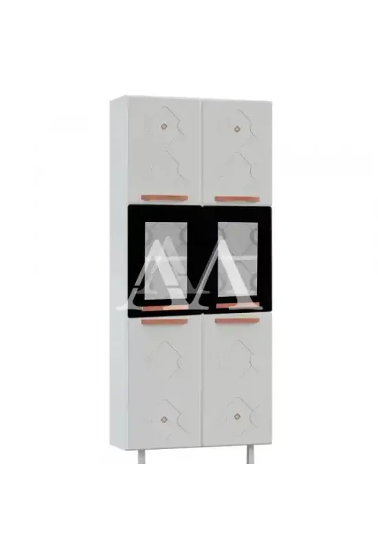 PANELEIRO TELASUL DUPLO 2P C/V NEW MIRAGE BRANCO / PRETO 815312-02