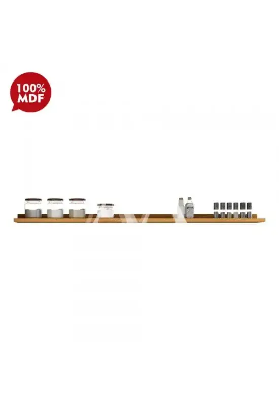 PRATELEIRA RONIPA P/ COZINHA 120CM AMENDOA