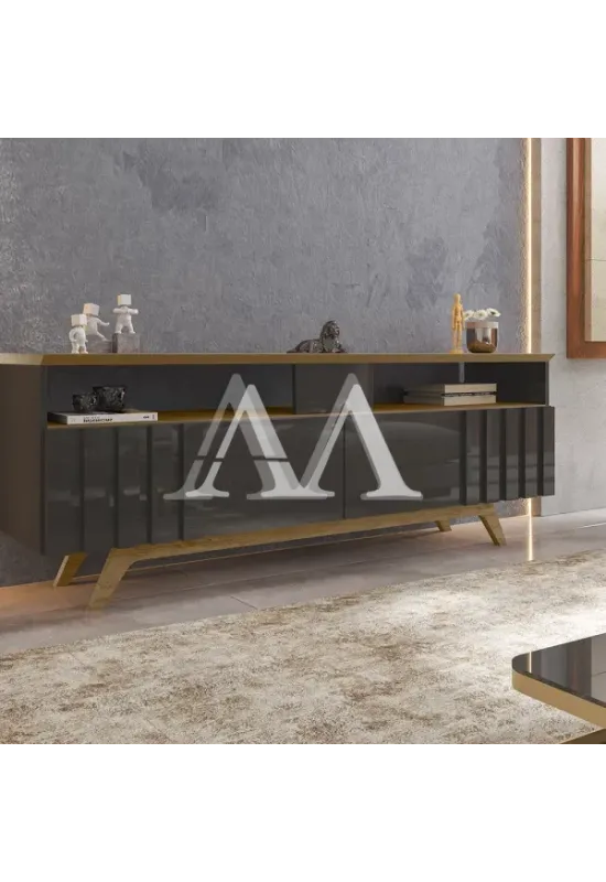 RACK BANCADA LEAO SUICA FREIJO / GRAFITE