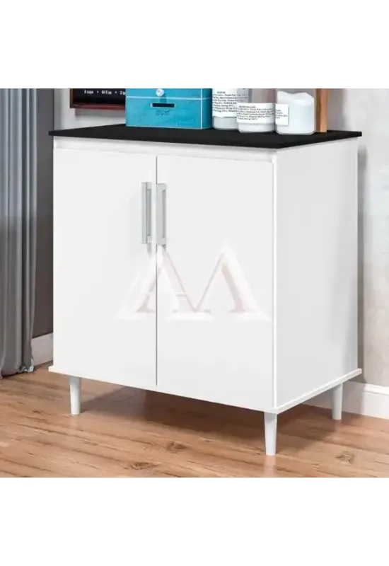 BALCAO JA 2P DUPLO  BRANCO /PRETO