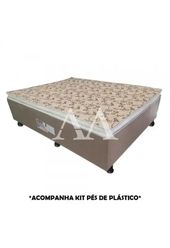 CAMA BOX D28 138X188X42 RUBI C/PILLOW