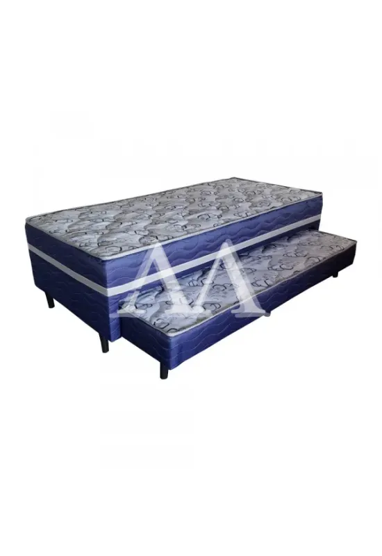CAMA BOX D28 88X188X43 TOPAZIO C/AUXILIAR  BRILHANTE