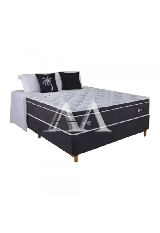 CJ BASE BOX/COLCHAO D45 OURO 138X188X62 DESIGN VOGUE GRAFITE