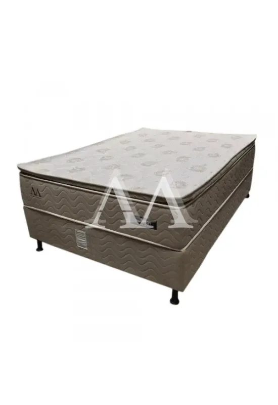 CJ BASE BOX/COLCHAO MOLAS ENSACADAS 138X188X74 DESIGN DREAM MAX C/ PIL