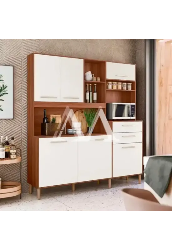 KIT 6P 2G NICIOLI SALSA AVELA/OFF WHITE CRISTAL