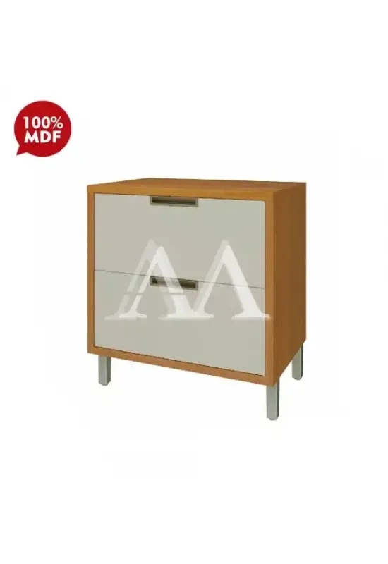 BALCAO NESHER 1P 1G IMPERATRIZ 80CM FREIJO / OFF WHITE 500364