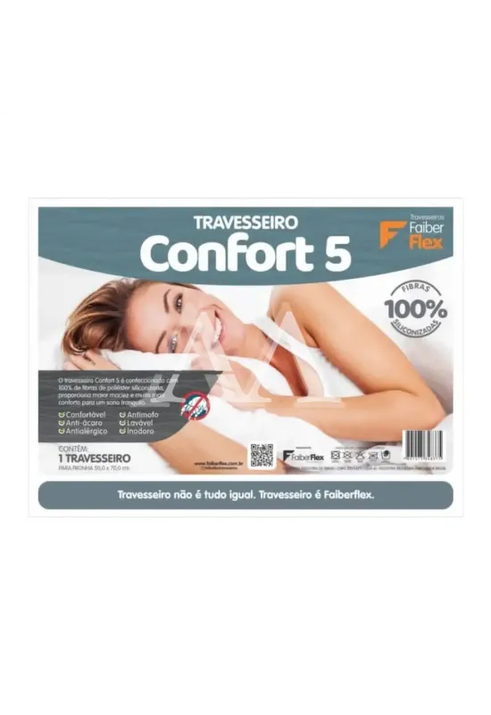 TRAVESSEIRO FAIBERFLEX MICRO 50X70