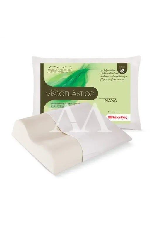 TRAVESSEIRO RECONFLEX VISCO CERVICAL 45X65