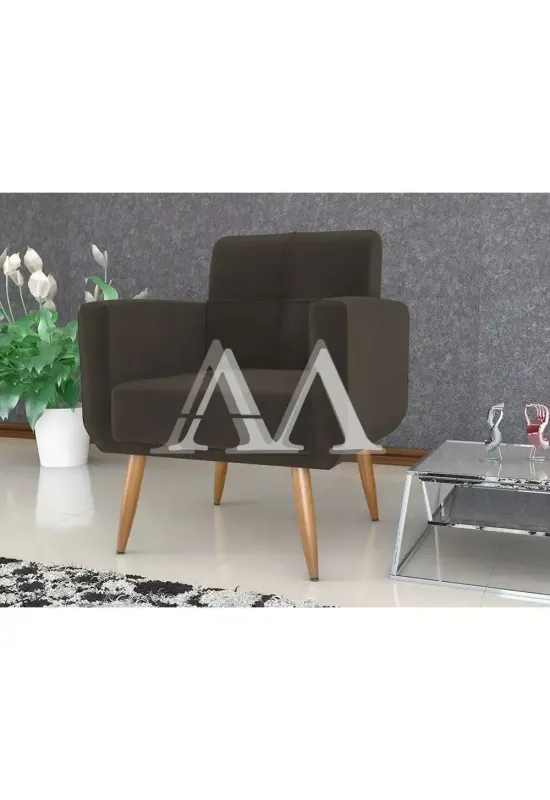 POLTRONA MATRIX HAVANA SUED LIGHT MARROM B255