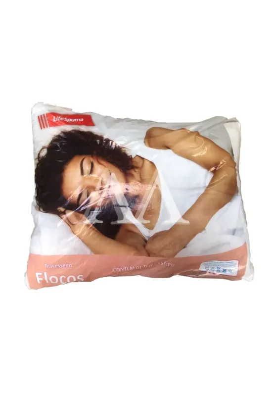 TRAVESSEIRO LIFESPUMA FLOCOS 40x60