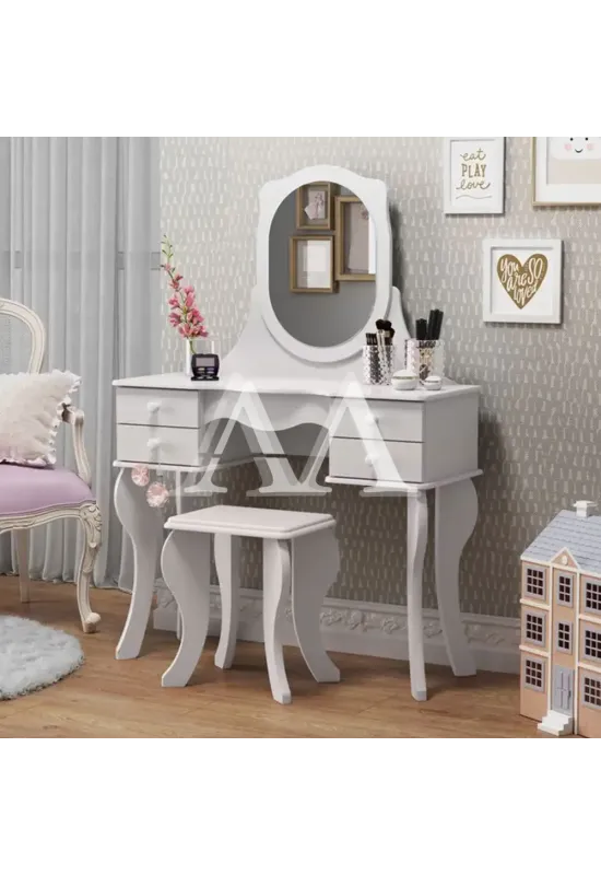 PENTEADEIRA PATRIMAR PRINCESA 4G C/ESPELHO BRANCO