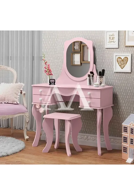 PENTEADEIRA PATRIMAR PRINCESA 4G C/ESPELHO ROSA