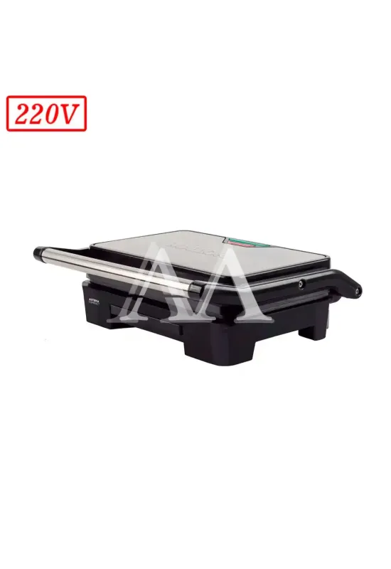 SANDUICHEIRA GRILL MALLORY ASTERIA COMPACT 900W 220V INOX/PRETA