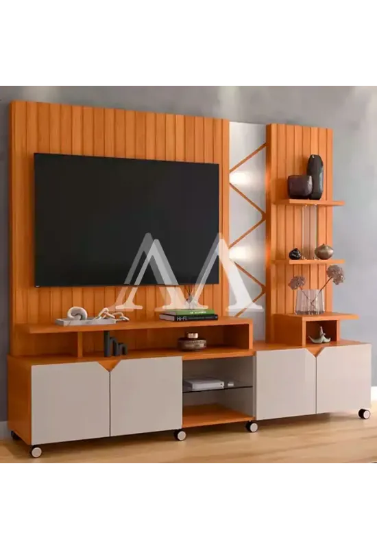 HOME LUKALIAM CROSS FRISADO JEQUITIBA/OFF WHITE PEROLIZADO