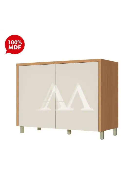 BALCAO NESHER 2P CONDESSA 120CM CARVALHO/GREIGE 500969