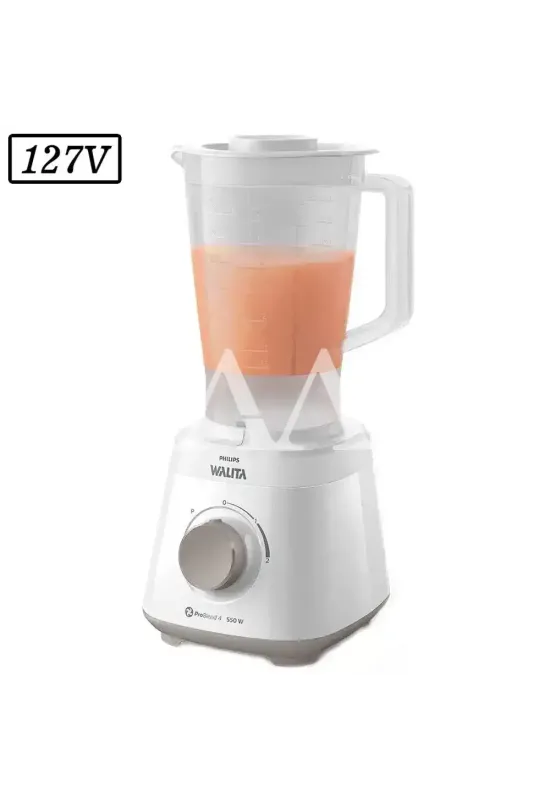 LIQUIDIFICADOR PHILIPS WALITA DAILY 550W 2 VEL 127V BRANCO