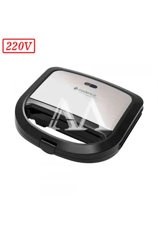 SANDUICHEIRA TOAST GRILL CADENCE SAN615 750W 220V INOX/PRETA