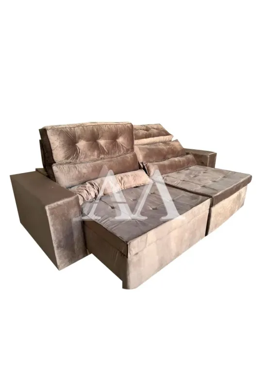 ESTOFADO RG ROBUST RETRATIL 2.50 MARROM INCA 17