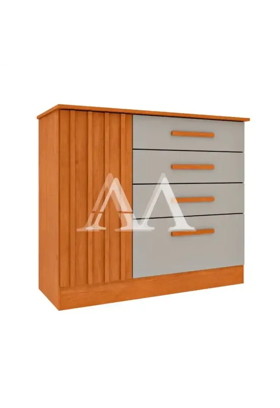 COMODA 4G 1P. ABRIR TCIL GUARANI CINAMOMO/OFF WHITE