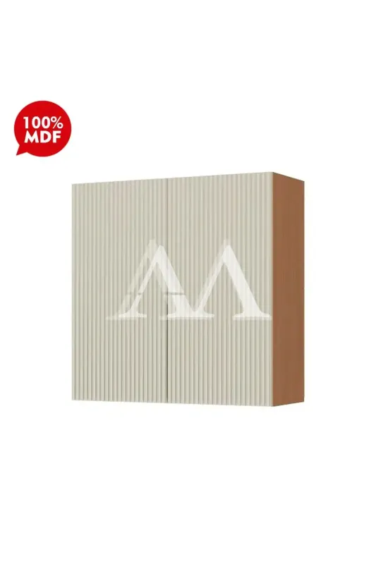 ARMARIO NESHER 2P ABRIR SIMONE MENDES 80CM CARVALHO/GREIGE 500961