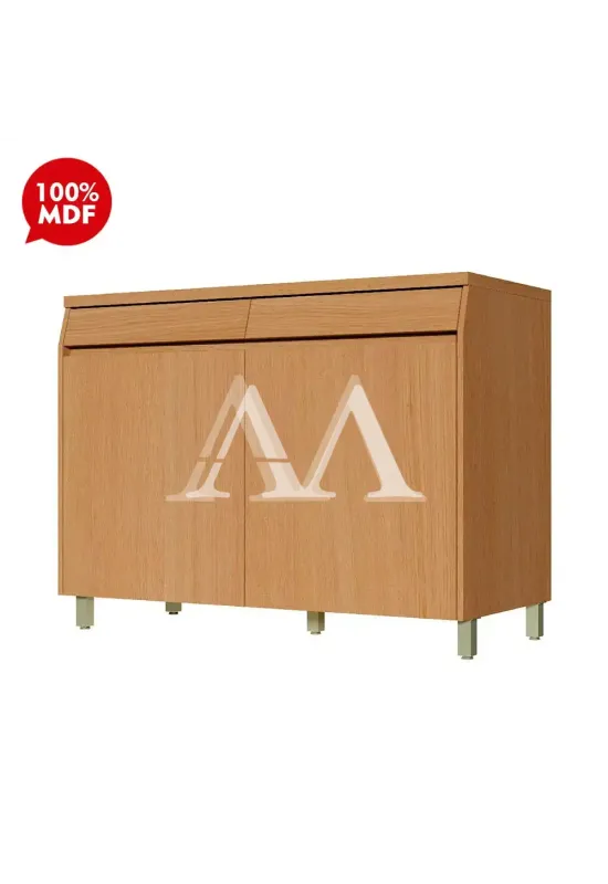 BALCAO NESHER 2P 2G SIMONE MENDES 120CM CARVALHO 500963