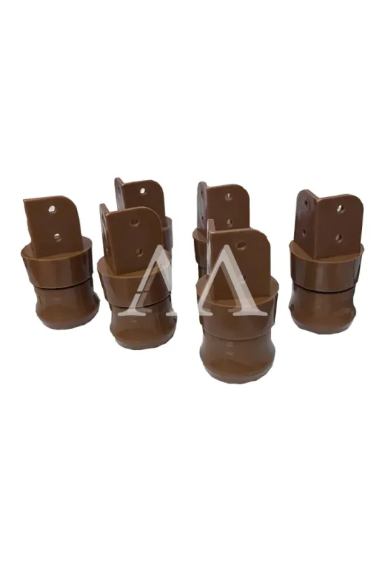 KIT TCIL PES C/6 PLASTICO C/ REGULAGEM CARAMELO