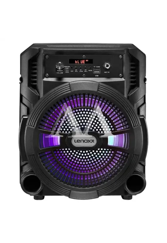 CAIXA DE SOM LENOXX AMPLIFICADORA CA80 WOOFER 8  120 WATS
