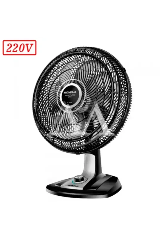 VENTILADOR MONDIAL VTX-40-8P SUPER TURBO 40CM 8 PAS 3 VEL 220V PRETO