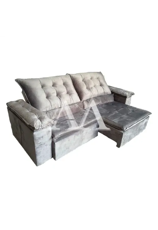 ESTOFADO RG VENEZA RETRATIL 2.50 CINZA INCA 10