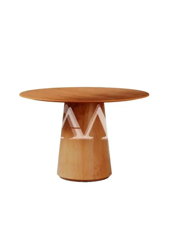 MESA IMCAL ZARA 1.35 TAMPO LAMINADO REDONDA CINAMOMO