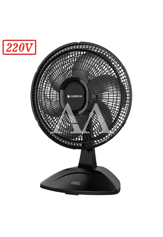 VENTILADOR CADENCE TURBO REFRESH VTR410 45CM 6 PAS 3 VEL 220V PRETO