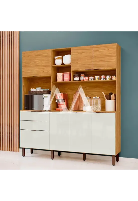 COZINHA COMPACTA MX BOREAL MARROCOS/OFF WHITE