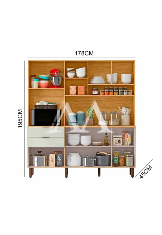 COZINHA COMPACTA MX BOREAL MARROCOS/OFF WHITE