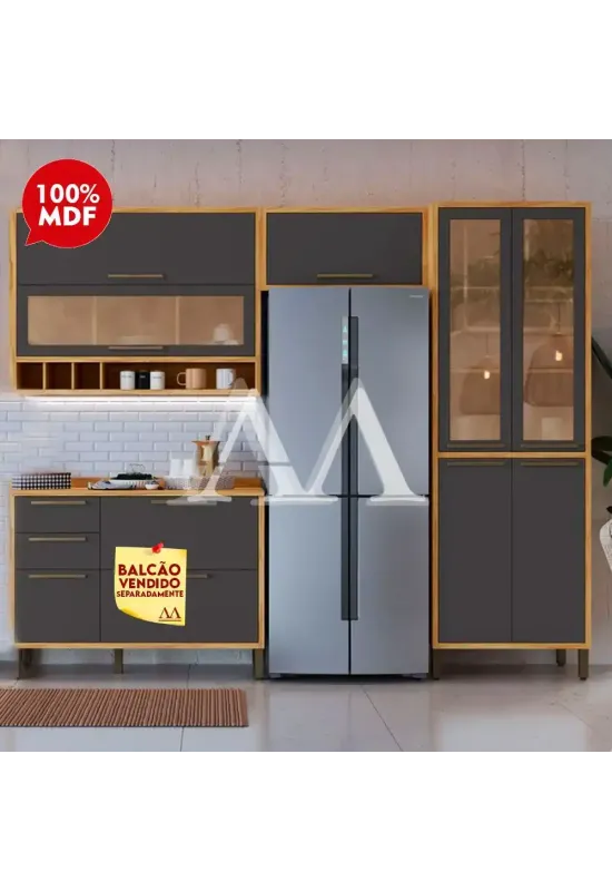 COZINHA RONIPA SYRAH 80 SIMPLES AMENDOA/CHUMBO