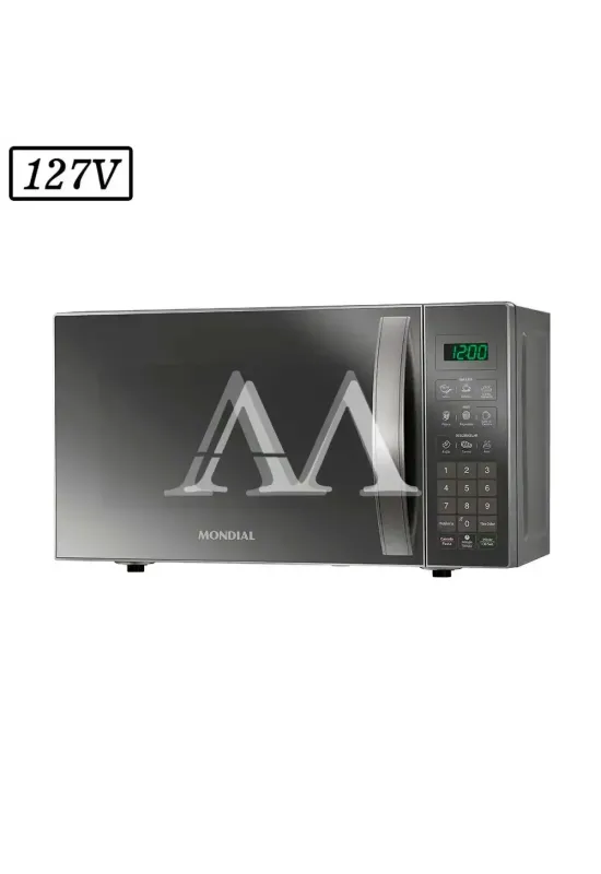 FORNO MICROONDAS MONDIAL MO0121E 21L 127V PRATA COBRE ESPELHADO