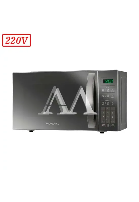 FORNO MICROONDAS MONDIAL MO0121E 21L 220V PRATA COBRE ESPELHADO