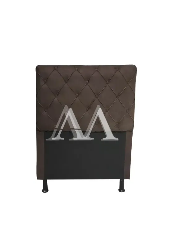 CABECEIRA DE SOLTEIRO LIFESPUMA CAPTONE MARROM