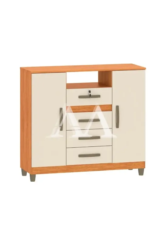 COMODA 4G 2P. ABRIR FELLICCI ANGRA CINAMOMO/OFF WHITE
