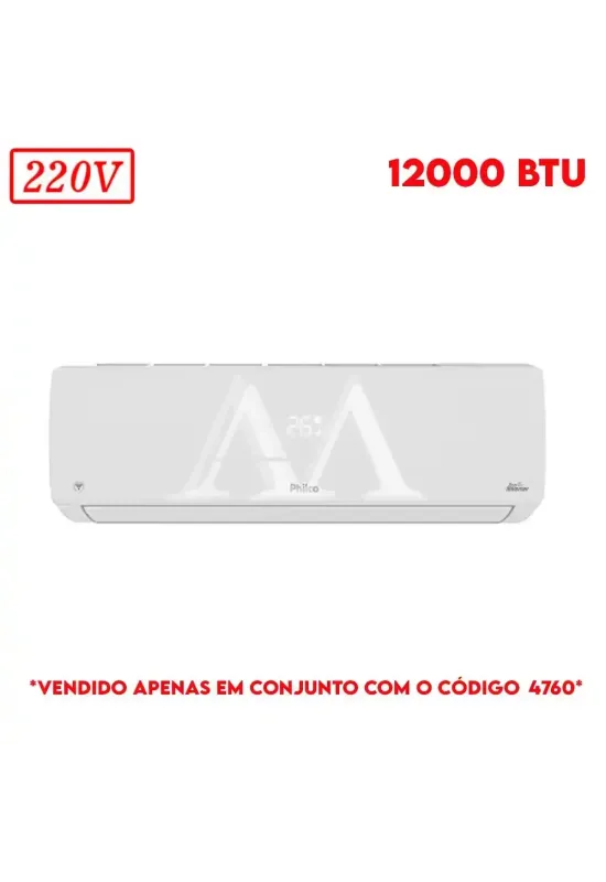 AR CONDICIONADO EVAPORADORA PHILCO SPLIT HI WALL ECO INVERTER PAC12FB